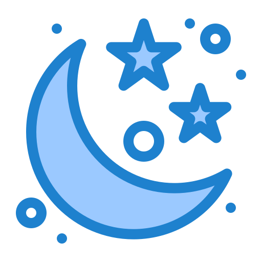 Moon Generic Blue icon