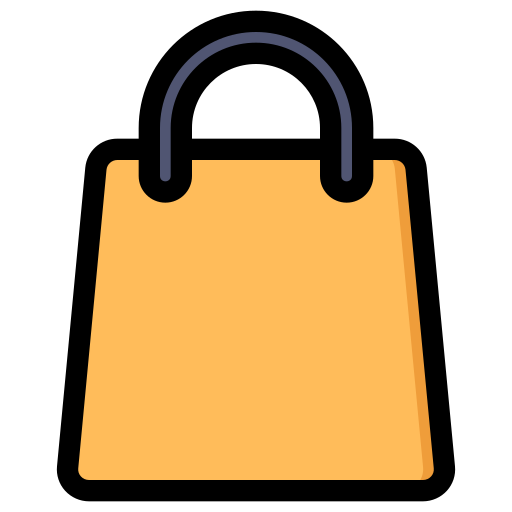 Shopping bag Generic Outline Color icon