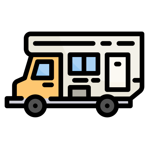 Camper van Generic Outline Color icon