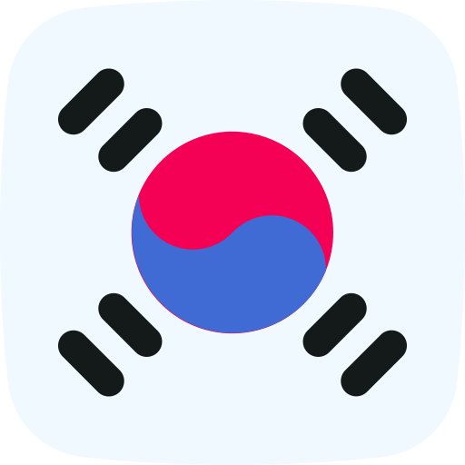 South korea Generic Flat icon