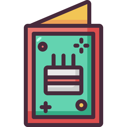 invitación de cumpleaños icono gratis