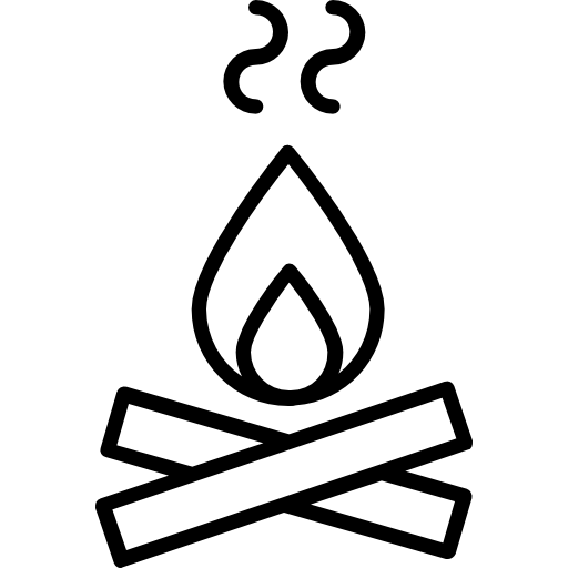 hoguera icono gratis