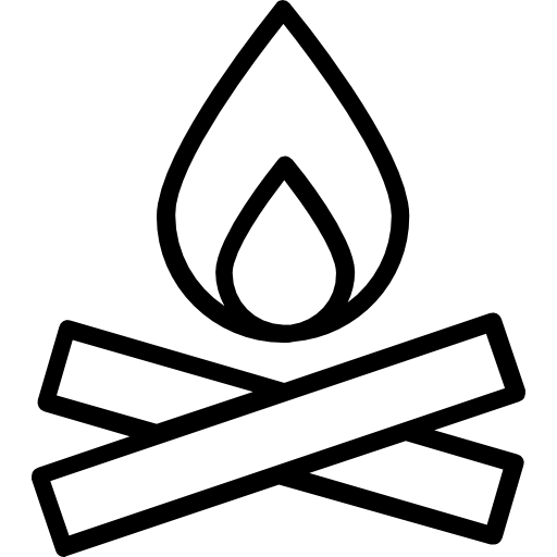 hoguera icono gratis