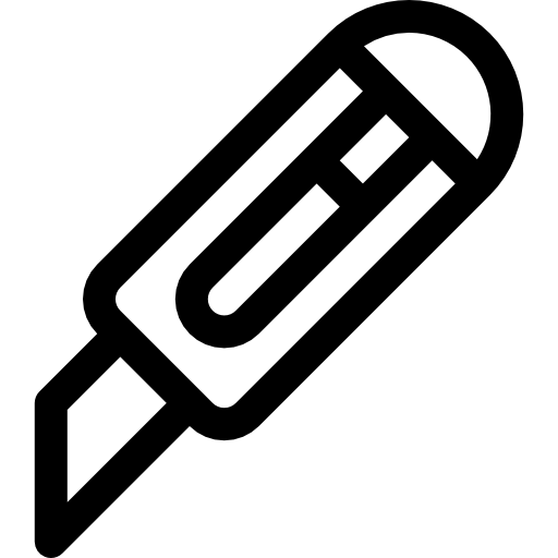 cortador icono gratis