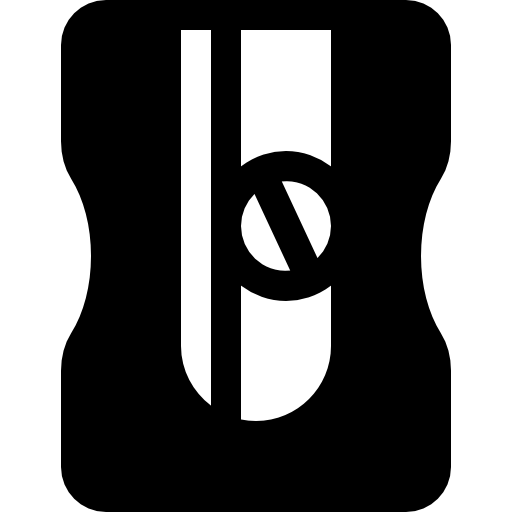 sacapuntas icono gratis