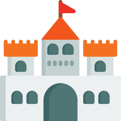 castelo grátis ícone castelo grátis ícone