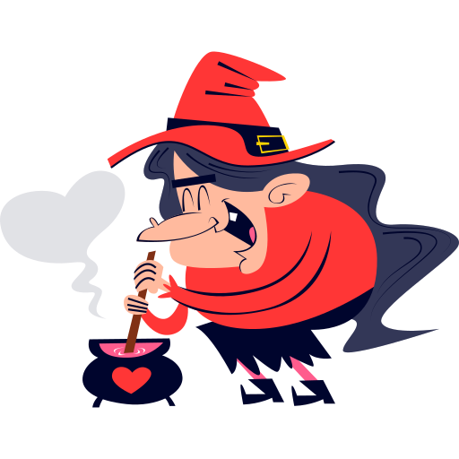 Love potion free sticker