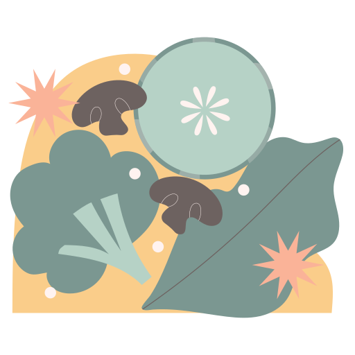Vegetables free sticker