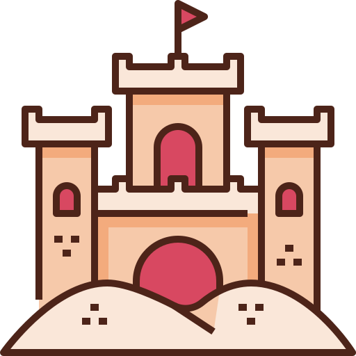 Sand castle free icon Sand castle free icon