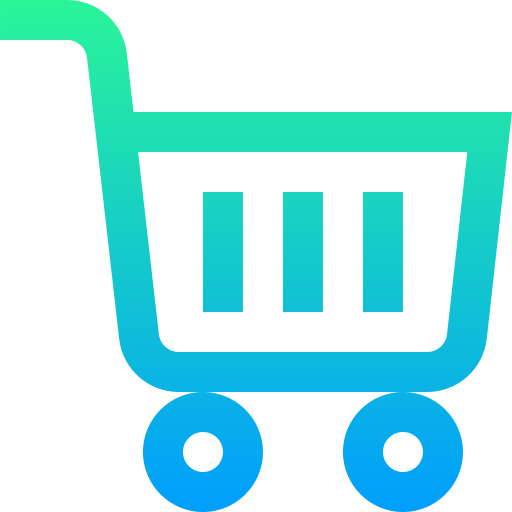 Shopping cart Super Basic Straight Gradient icon