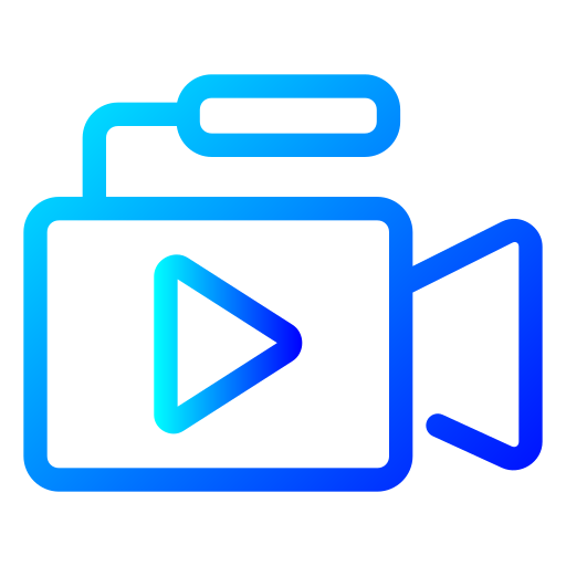 grabación de vídeo icono gratis