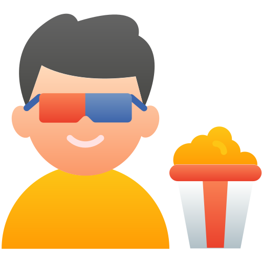 gafas 3d icono gratis