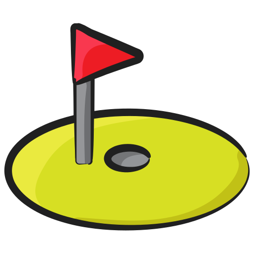 golf flagge kostenlos Icon golf flagge kostenlos Icon