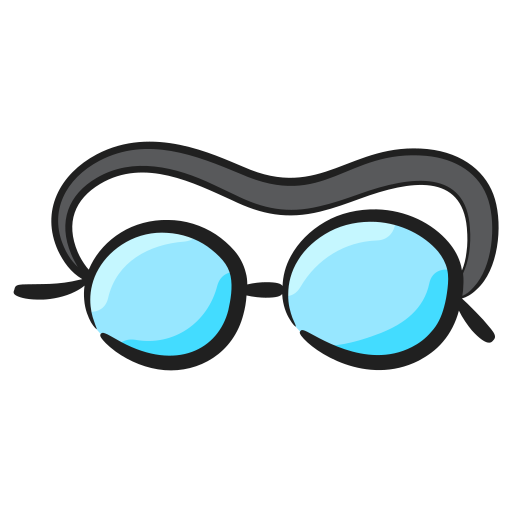 Swimming glasses Generic Hand Drawn Color icon