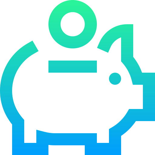 Piggy bank free icon