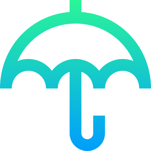 Зонтик бесплатно иконка