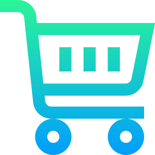 Shopping cart Super Basic Straight Gradient icon