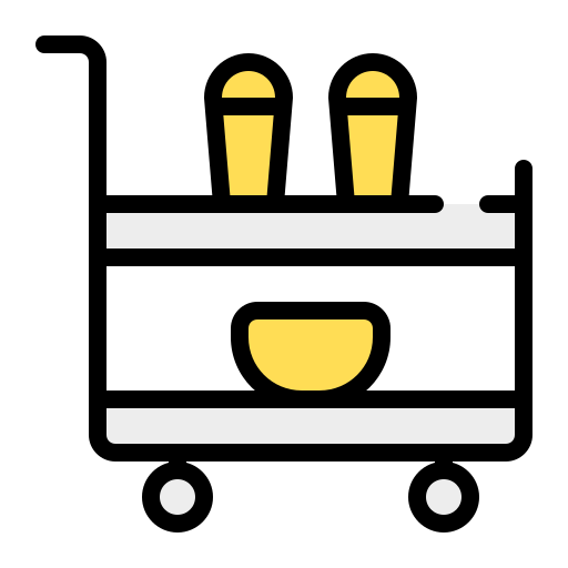 Serving cart free icon Serving cart free icon