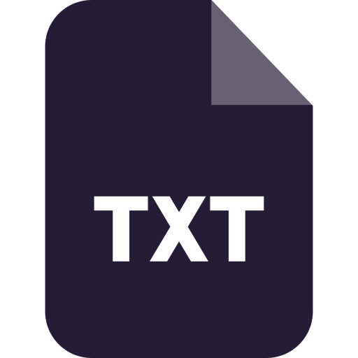 txt icono gratis