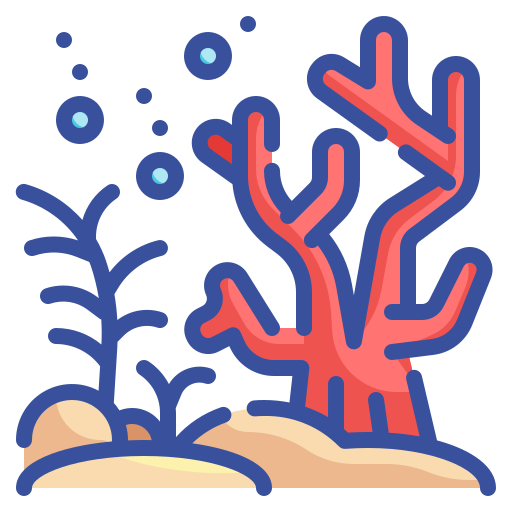 Coral Wanicon Lineal Color icon