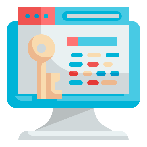 palabra clave icono gratis