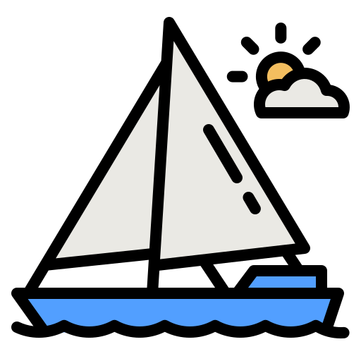 Sailing boat free icon Sailing boat free icon