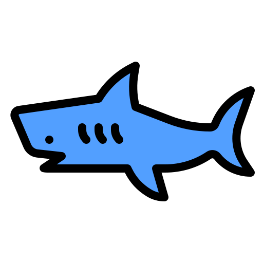 easy shark clipart images