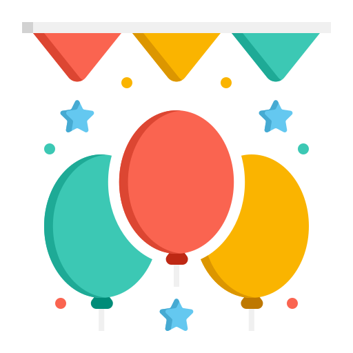 fête Icône gratuit fête Icône gratuit