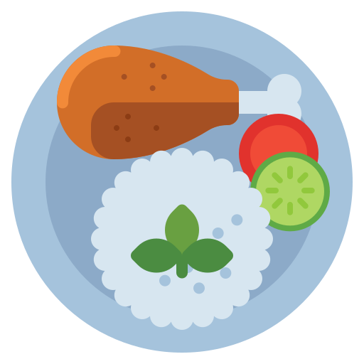 Chicken rice - Free food and restaurant icons