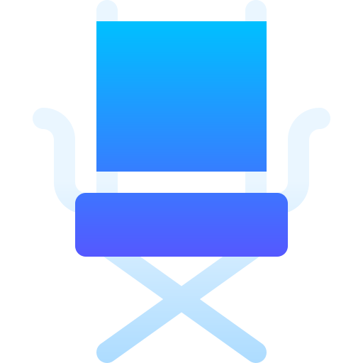 silla de director icono gratis