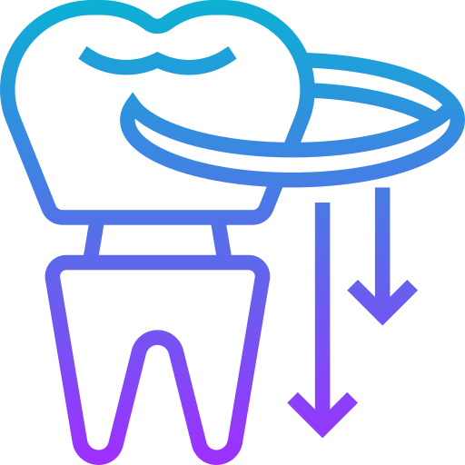 corona dental icono gratis