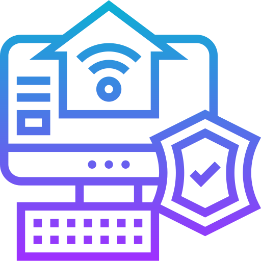la seguridad cibernética icono gratis