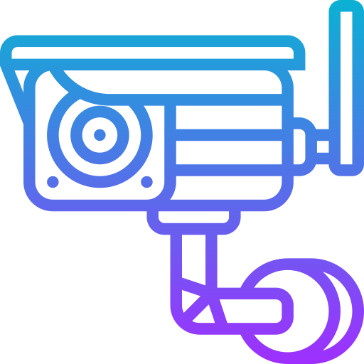 cámara de seguridad icono gratis