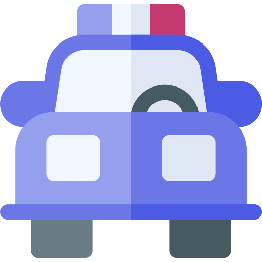 polizeiauto kostenlos Icon