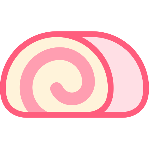 pastel de rollo icono gratis