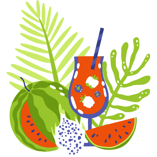wassermelone kostenlos Sticker