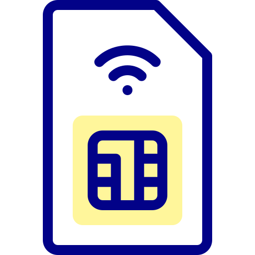 tarjeta sim icono gratis