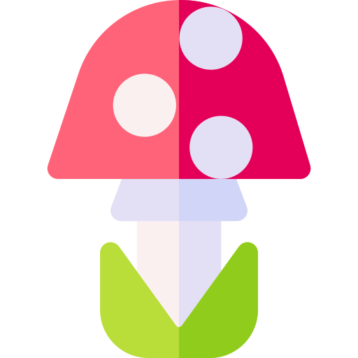 Mushroom Basic Rounded Flat icon