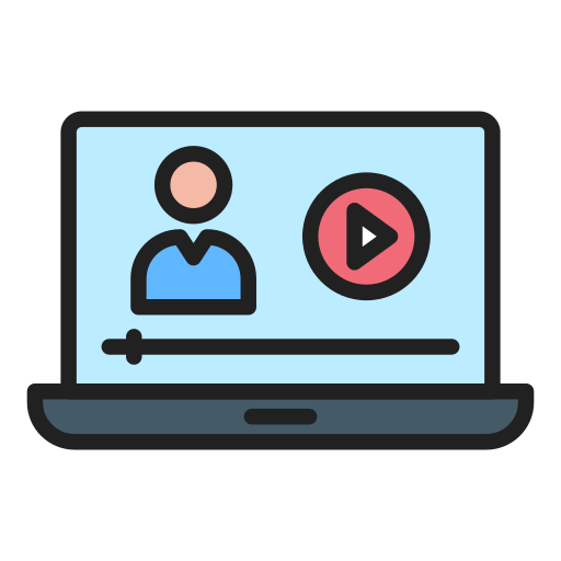 Video lesson free icon Video lesson free icon