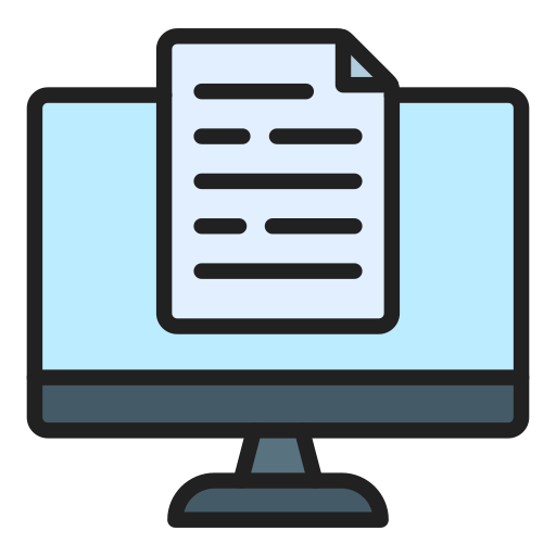 Document Generic Outline Color icon