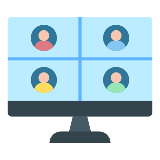 Video conference Generic Flat icon