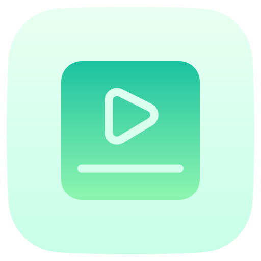 reproductor de video icono gratis