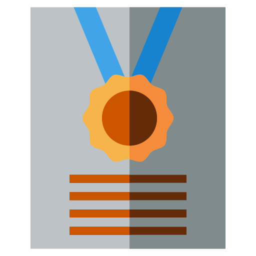 certificado icono gratis