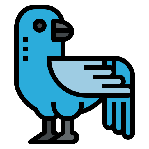 pájaro icono gratis