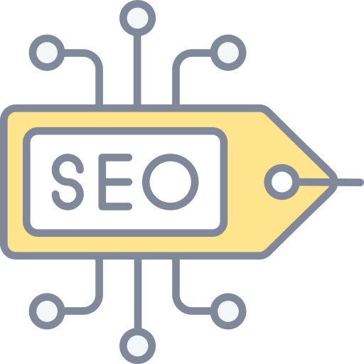 etiqueta seo icono gratis