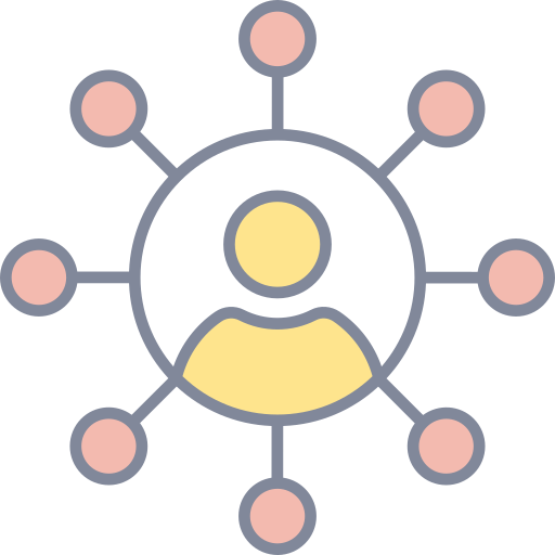 la comercialización del afiliado icono gratis