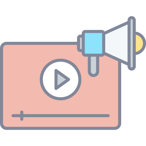 video marketing icono gratis