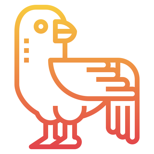 pájaro icono gratis