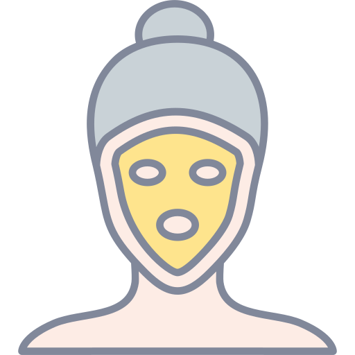 Facial mask Generic Outline Color icon