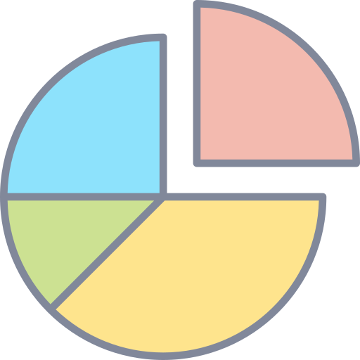 Pie Chart Free Icon